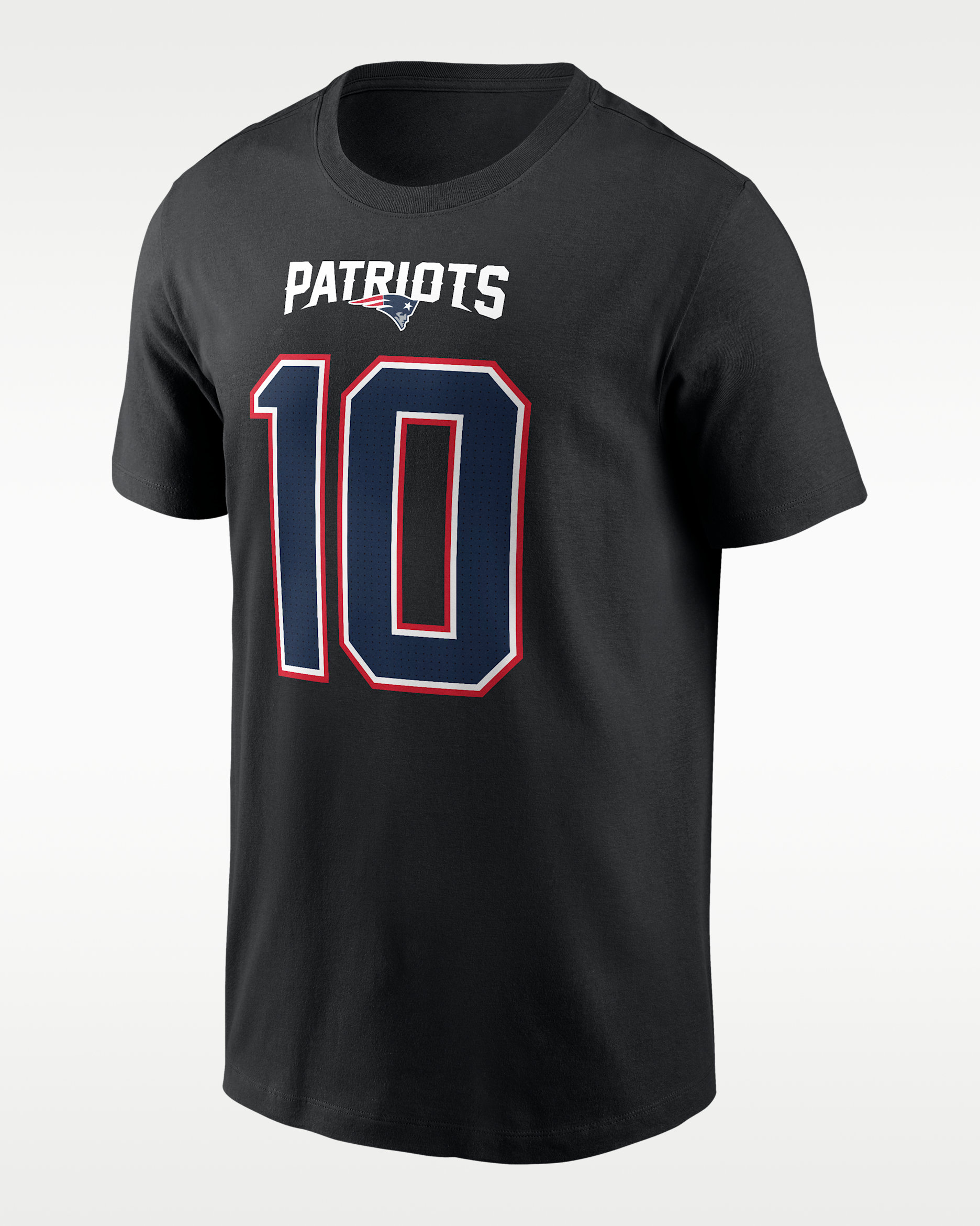 Drake Maye New England Patriots Carbon Men's Nike NFL T-Shirt
